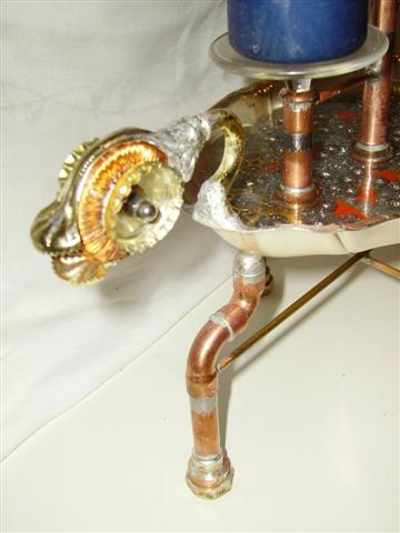 Steam Punk Kerzenleuchte "Nautilus"