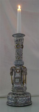 Steam Punk Kerzenleuchter "ROMULUS"