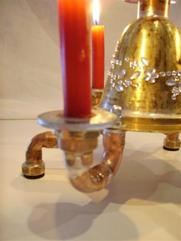 Steam Punk Kerzenleuchte "STARDUST"