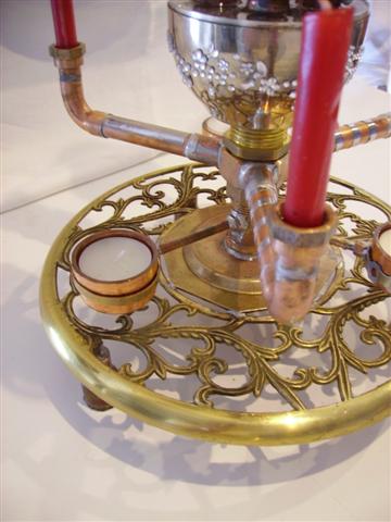 Steam Punk Kerzenleuchte "TRIPTYCHON"