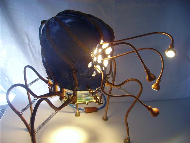 Steam Punk - Lampe "The Martian"